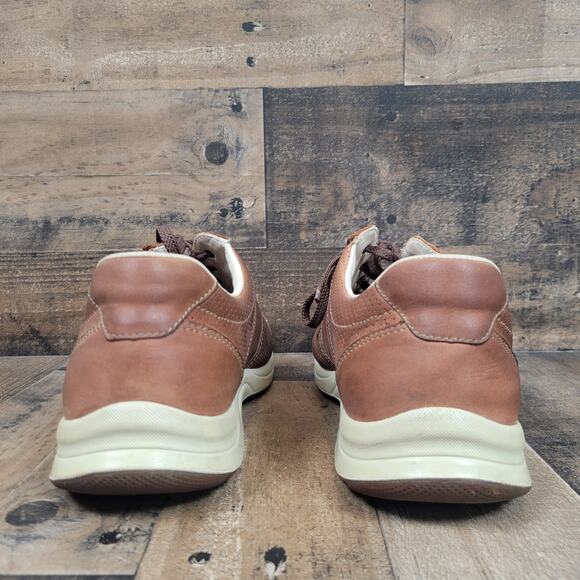 Mephisto Hero Mens 10.5 Run Off Air Jet System Brown Leather Oxford Casual Shoes - Picture 5 of 11